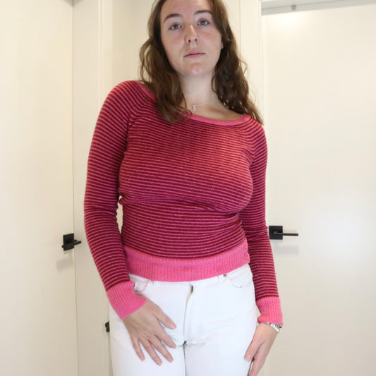 2000s Pink Knitted Top