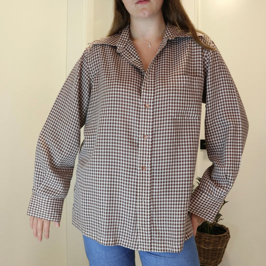 Vintage 1970s Saks Fifth Avenue Button Up