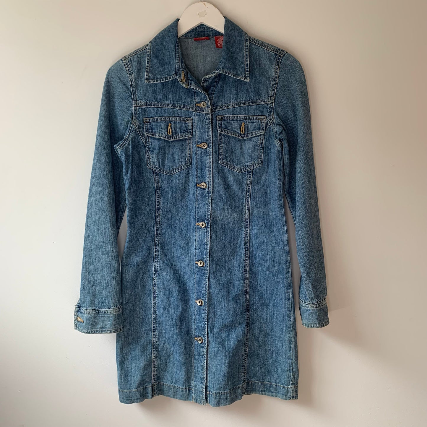 Y2k GAP Denim Button Up Dress