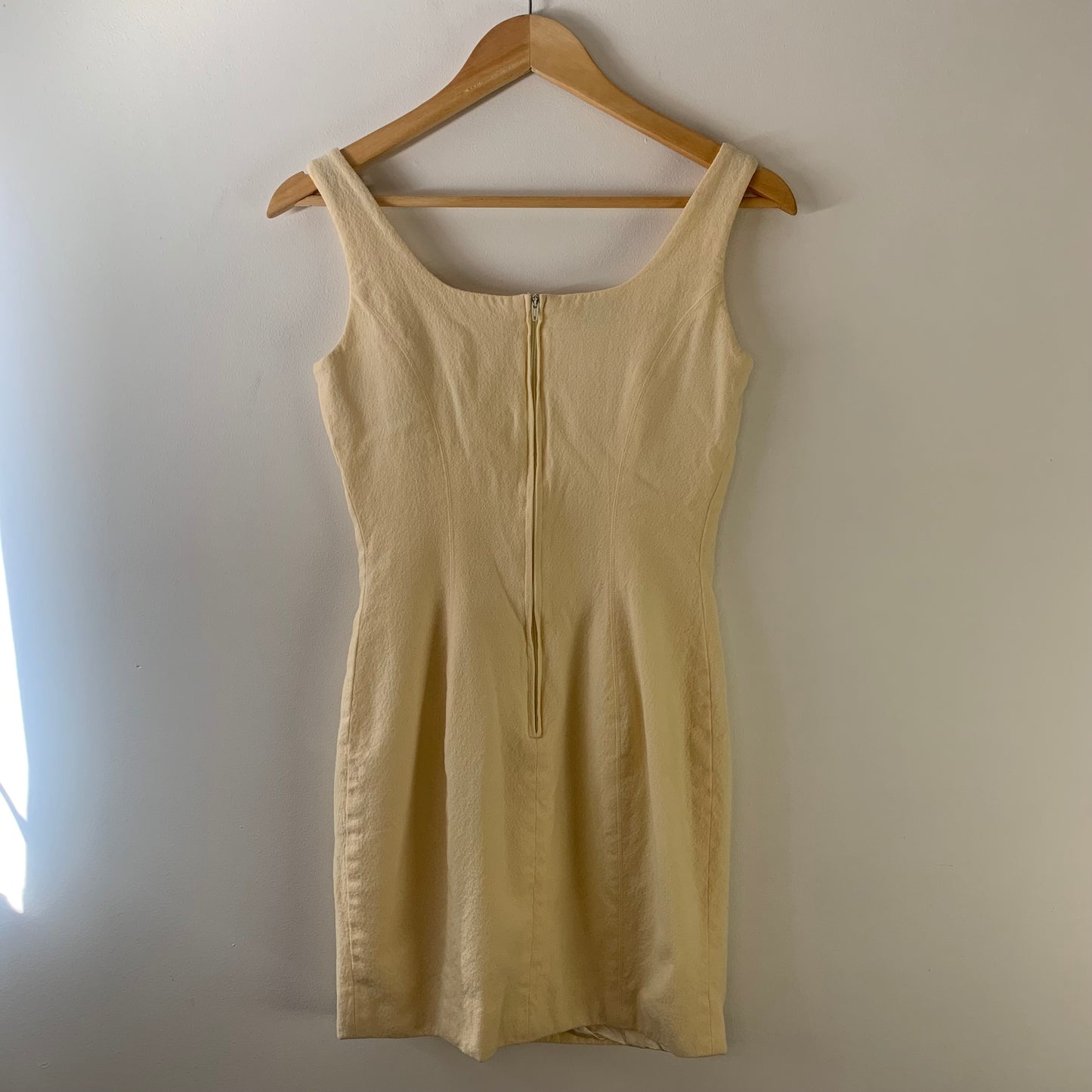 90s Bebe Wool Structured Mini Dress