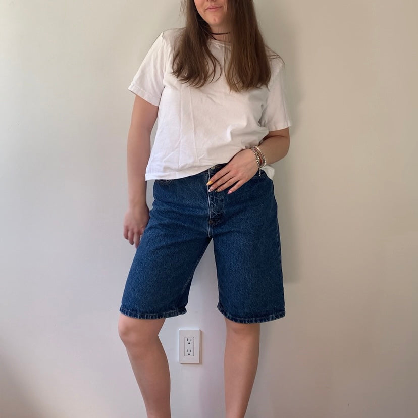 Vintage Faded Glory Denim Baggy Shorts