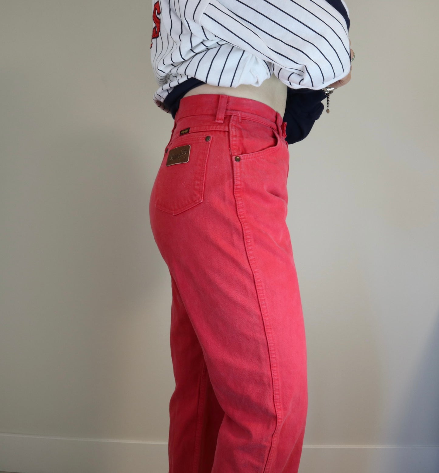 Vintage 1960s Red Bootcut Wranglers