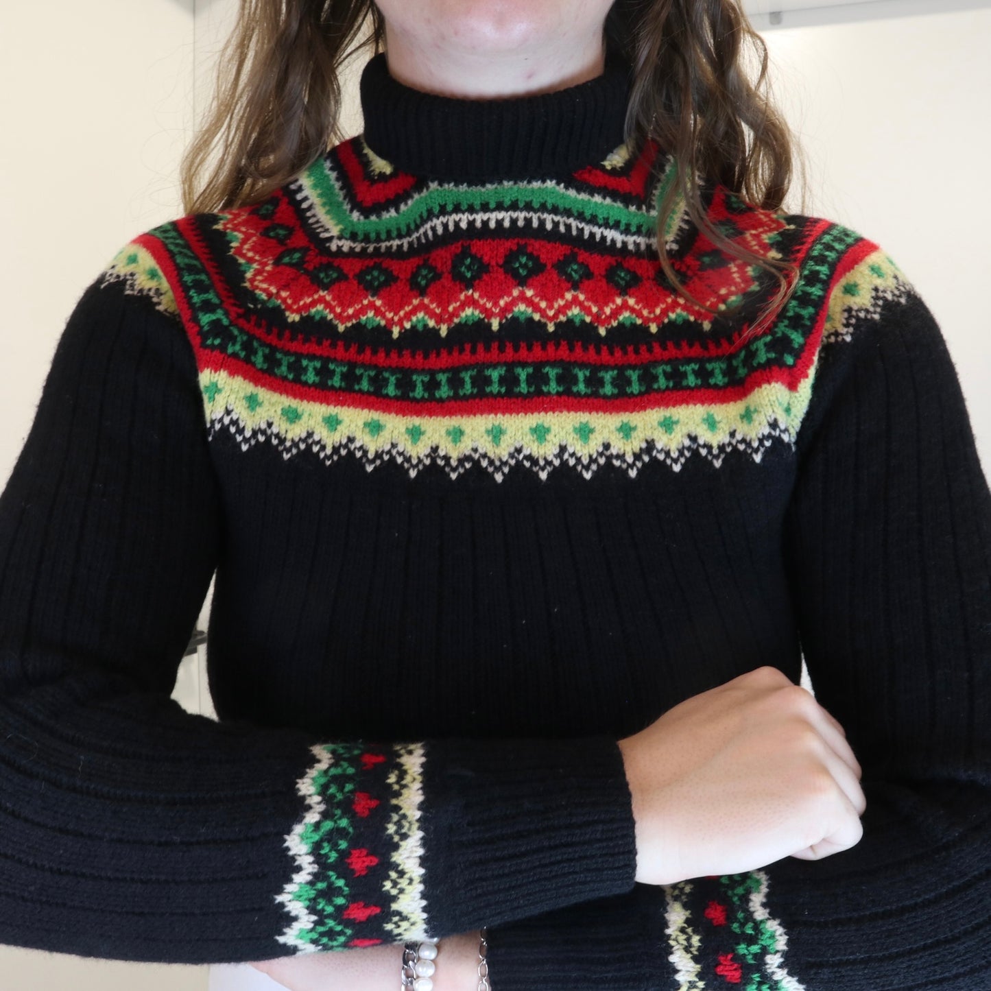 Vintage Nordic Turtleneck Knit