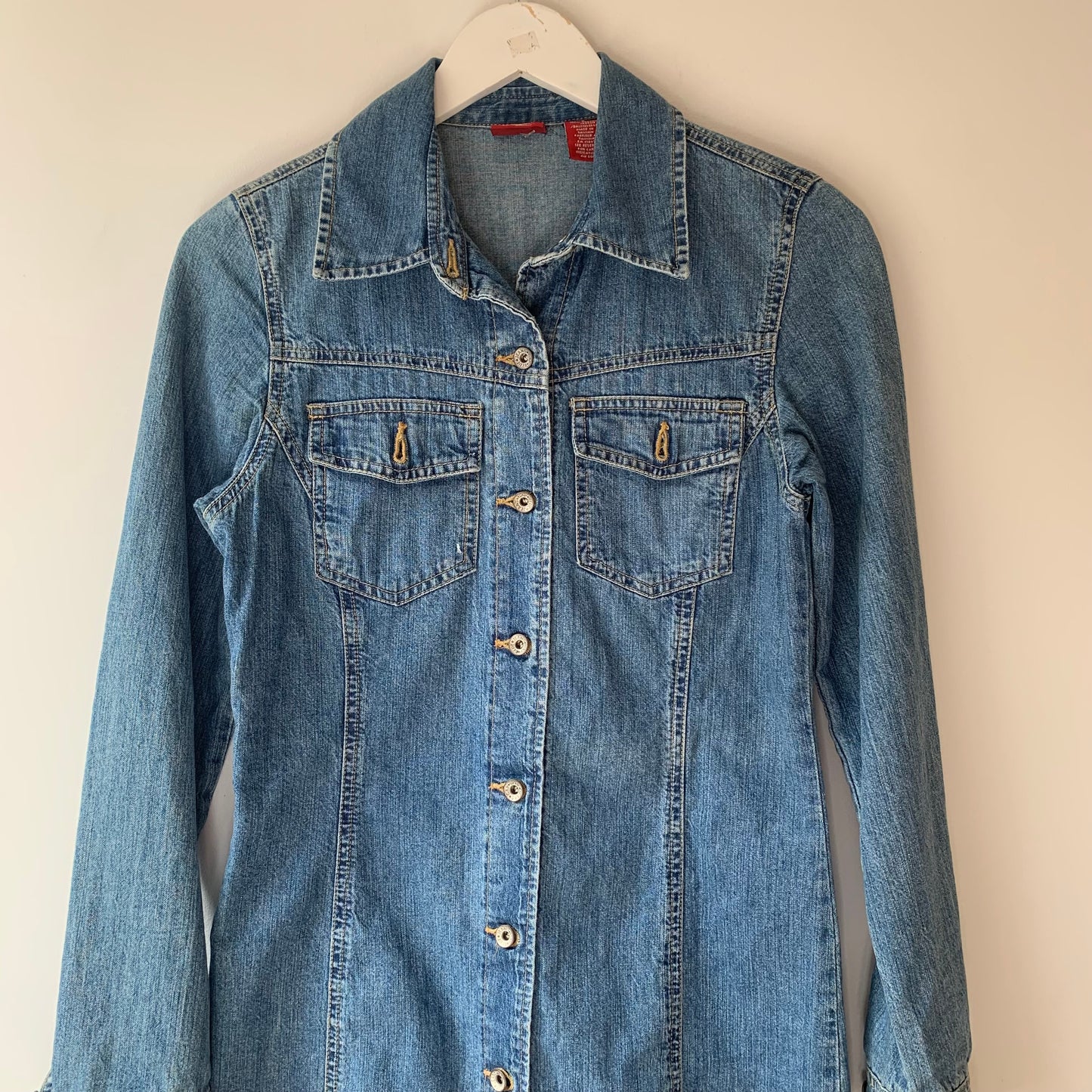 Y2k GAP Denim Button Up Dress