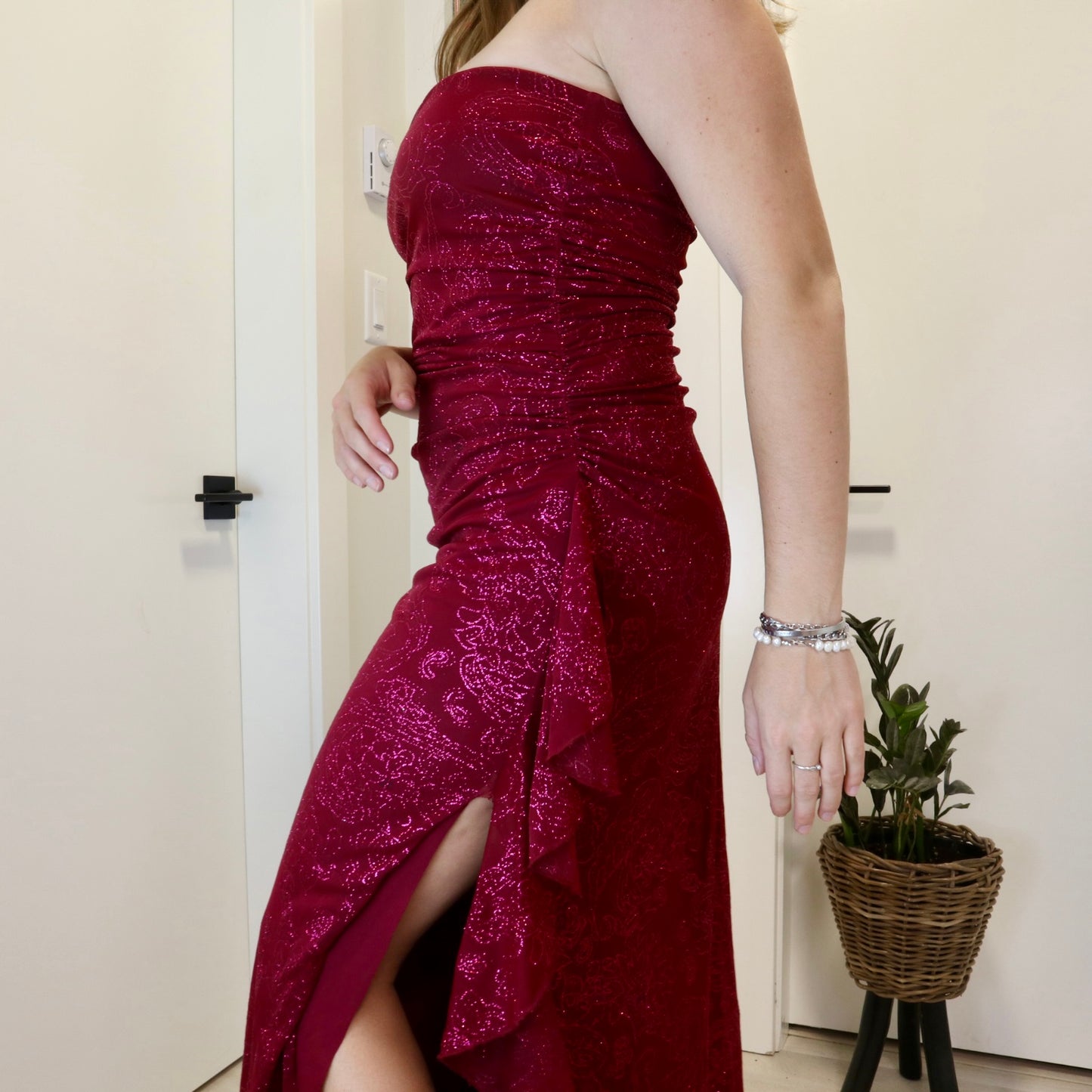 Vintage 1990s Sparkly Holiday Gown