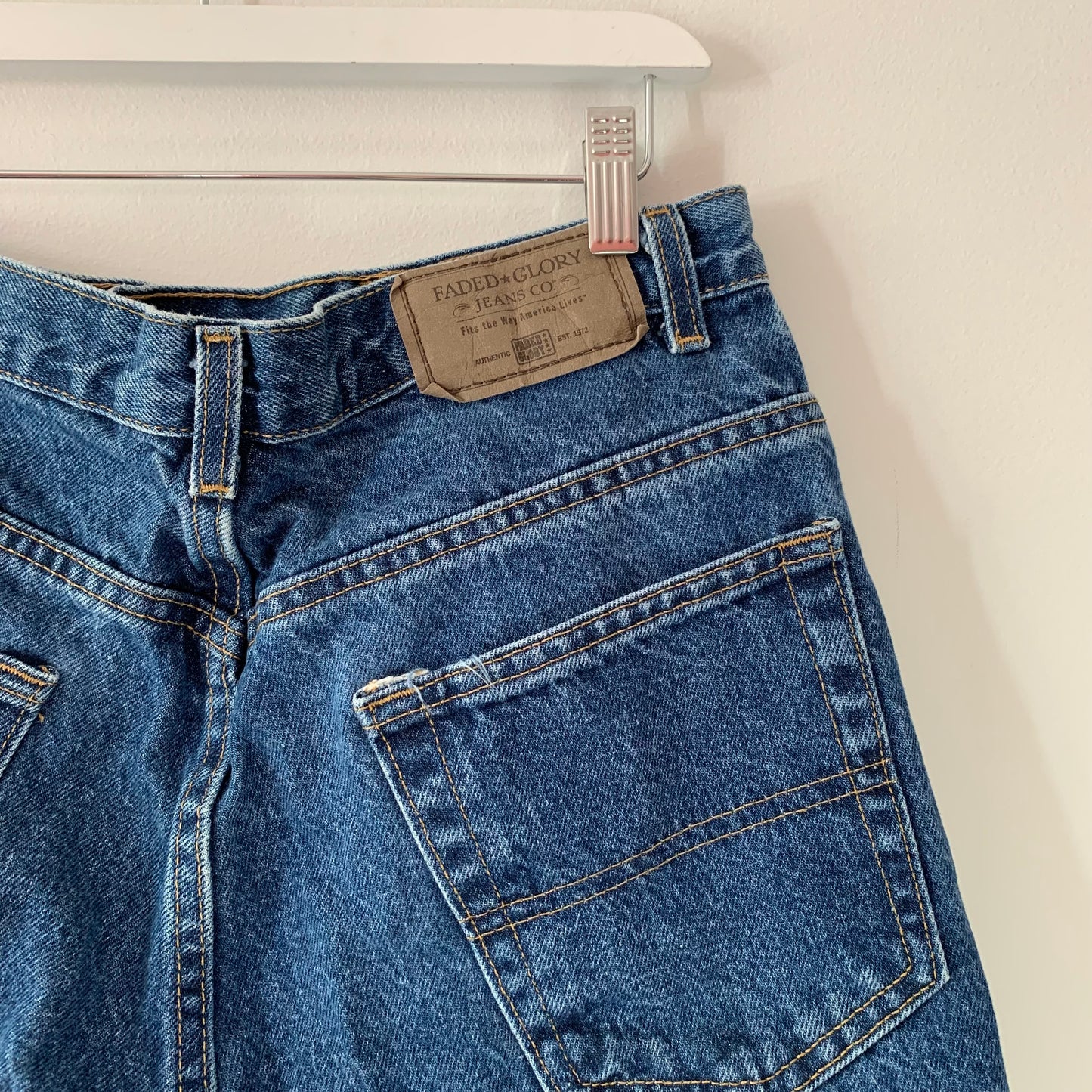 Vintage Faded Glory Denim Baggy Shorts
